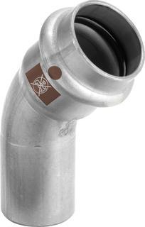Viega Bogen Temponox 1726.1 42mm, 45G, S n rost, SC-Con., Einstecke.