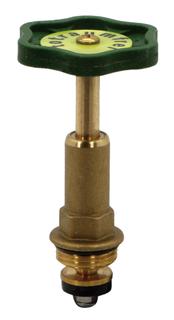 Schlösser Schrägsitzventil-Oberteil 1814 DN 15, G 1/2, Messing, steigende Spindel