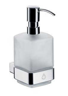 EMCO Hygienemittelspender Loft Wd.Mod., P Met., Beh. Kr.-Glas sat., chr