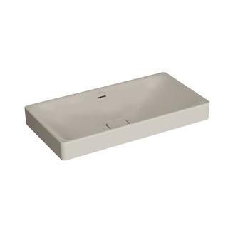 VitrA Aufsatzschale New Metropole 80x40x17cm, re, o. Hahnloch, Tau ma V