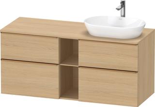 Duravit Waschtisch-Unterschrank D-Neo 140x55cm, 2 SBK, 2 A, B R, b geb/Ei Nat