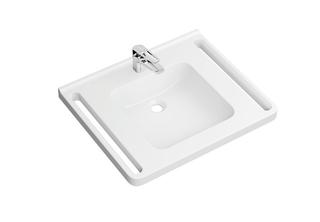 HEWI Mineralguss-Waschtischset 65 x 55 cm, weiß