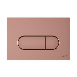 VitrA Betätigungsplatte Root Round 244x9x165mm, ABS, Kupfer Soft