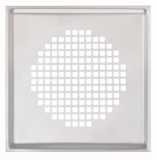 Zehnder Design-Abdeckgitter Torino 160x60mm, quadratisch, weiß