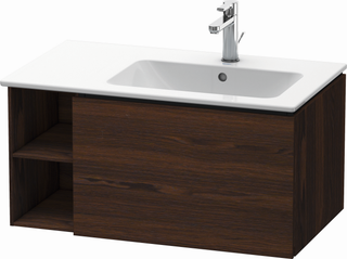 Duravit Waschtisch-Unterschrank L-Cube 82x48,1x40cm, 1 A, B R, N ge, Nussb mitt