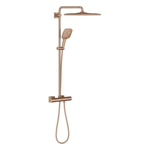 Artikelbild 1 des Artikels „GROHE Duschs Rainshower SmartActive 310 m AP-Therm., Wd-mont., w. suns gebürstet warm sunset gebürstet“