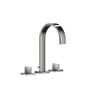 Dornbracht Dreiloch-Armatur MEM f WT, m Abl.garn, Ausl. 165mm, d. Chrome