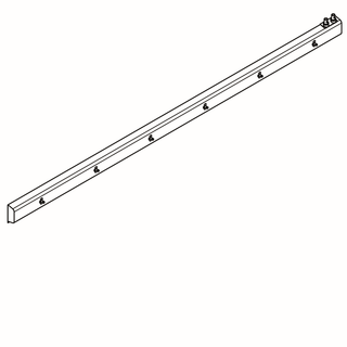 AR Armatureneinheit, Edst., W.-Mont., 6 Waschplätze, 3600 mm, Wasser ob. re