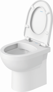 Duravit Stand-Tiefspül-WC No. 1 Compact 37x48cm, 4,5 l, Abg. waag., riml., we WG