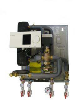 Danfoss Hausstation VX Solo H OP Typ 2 m. Rohrdämmung u, STW, ohne Pumpe 30kW