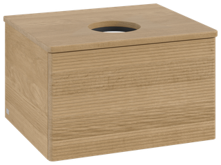V&B WT-Unterschrank m F-Struktur Antao 60x36x50cm, WBP-farbe hon. Oa, honey oak