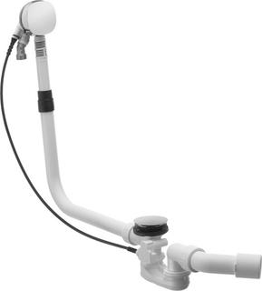 Duravit Ab- u. Überlaufgarn. Quadroval d= 5,2cm, mit Wanneneinlauf, chrom