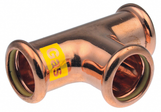 AIPS T-Stück VSH XPress G7130 54mm, Kupfer, HNBR-O-Ring, M-Kontur