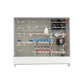 Strawa Regelstation FBR-18-H-W2-WMZ-C69 Comfort, 10 Heizkreise, 1175x760-890mm