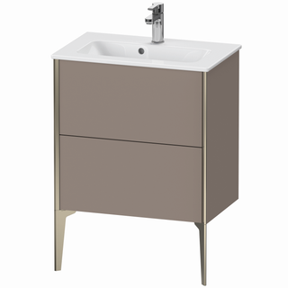 DU WTU bodenst. XViu 594x610x390mm 2 Ausz.champ. matt/basalt matt ES Ahorn