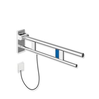 HEWI Stützklappgriff System 900 Ausl. 700mm, ES vc, li, E-Spülausführung