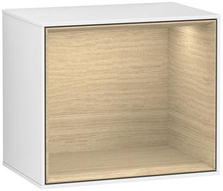 V&B Regalmodul Wandbeleuchtung Finion 41,8x35,6cm, LS, Reg Oa ven, glo wh. Lac