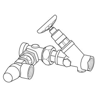 Uponor Central Port P-Group FWS-SA-B, Perfect 1",SV 10bar,w.NRV