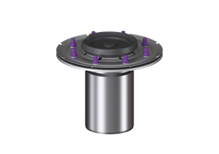 Kessel Verlängerungsstück Ferrofix d 273/125x202mm, m PDF, o. Zul., ES V2A