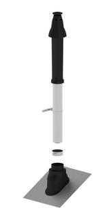RE Grundbausatz RUD2, DN 60/100 anthr. Grundbausatz RUD2, DN 60/100 anthr.