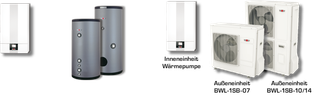 Wolf Paket Gas-Hybridheizung CGB 2-14, BWL-1SB-07, m TH., Wärmep., Spei.