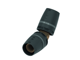 TECE Winkelkupplung TECElogo Push 45Grad, Rotguss, 63x63mm