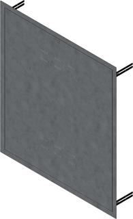 BOSCH Ersatzteil TTNR: 8735300938 Unterputzschrank Tür mit Rahmen 1000x800