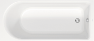 Duravit Rechteck-Badewanne D-Neo 170x75x46,5cm, EB-Version, 1 RS, weiß