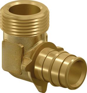 Uponor Q&E Winkel mit Aussengewinde PL 16-G1/2"MT