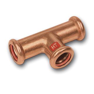 SANHA T-Stück Press Solar 12130 76,1x42x76,1mm, beids. I.pressende, Cu