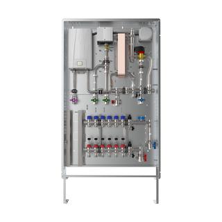 Strawa Whg-Station Friwara WSHY1-4L63-Cu 4 HK, Hyb., 11-13,5 kW, Unterputzschrank