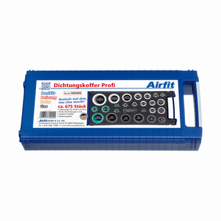 Airfit Universal-Dichtungskoffer Profi 675 Stück, für Heizung-Sanitär-Solar