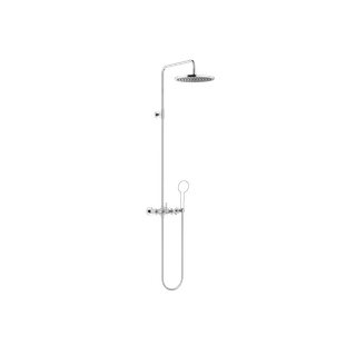 Dornbracht Duschgarnitur TARA Showerpipe m Brause-2-Handm., Handbrause, chrom