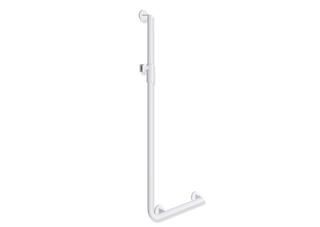 HEWI Winkelgriff System 900 1250x450mm, ES pb w mt, 32mm, m Mag.halt