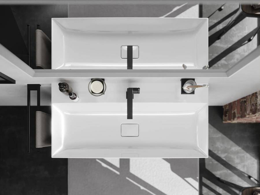 Artikelbild 5 des Artikels „hansgrohe Handtuchhalter AddStoris L 445mm, 2-a., Wandmont., Met., matt-sw mattschwarz“
