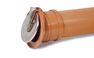 Airfit Rohrendklappe DN 160, für KG Rohr