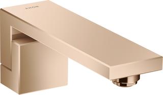 hansgrohe Wanneneinlauf Axor Edge Ausl. 190mm, Wandmont., pol. red gold