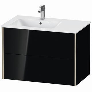 DU WTU XViu wandh.560x810x480 f.234583 2Schubk.,champ.matt/schwarz hgl ES Ahorn