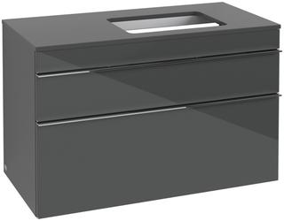 V&B Waschtisch-Unterschrank Venticello 95,7x60,6x50,2cm, WT r, G c, Gl. glo Gr