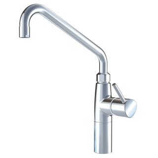 KWC Spültisch-Einhebelmischer GASTRO A 300mm, vc, S. 100mm, Schwenka., Profik