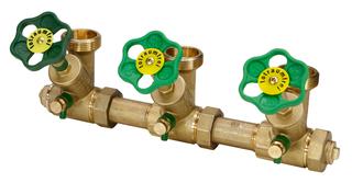 Schlösser ATV-Verteiler 3-fach, DN 25, G 1x1 1/2, ohne Rinne