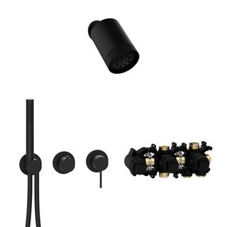 Herzbach Fertigmontageset H-SP3 MODUL7 Thermostat-Set, mit Stabhandbrause