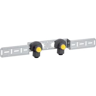 Geberit Anschlusswinkel PushFit d 16mmxRp 1/2, 90G, 2-f, 5,2cm, mont, MS