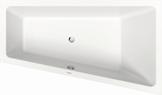 Duravit Trapez-Badewanne No. 1 170x100x46cm, EB-Version, 1 RS re, weiß