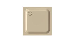 Duschwanne BetteSupra 5920 90x90x6,5cm, Glasur, sand