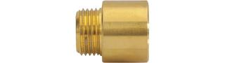 STEDO Hahnverlängerung 1"x65mm, CW617N m Innenvielk., MS roh