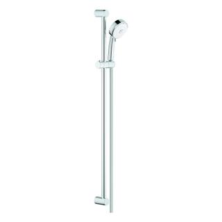 GROHE Brausegarnitur Tempesta C 100 Brausestange 90cm, 3 Strahlarten, chrom