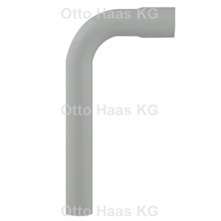 HAAS Spülrohrbogen 90G, 100/300mm, m Mu u Klebst., manhatt