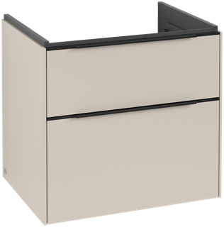 V&B Waschtisch-Unterschrank Subway 3.0 62,2x57,6x47,8cm, m LED/Gr. vo bl., ca G