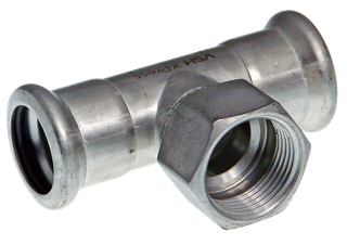 AIPS T-Stück VSH XPress R2418 28mmxRp3/4x28mm, Innengewinde, Edelstahl